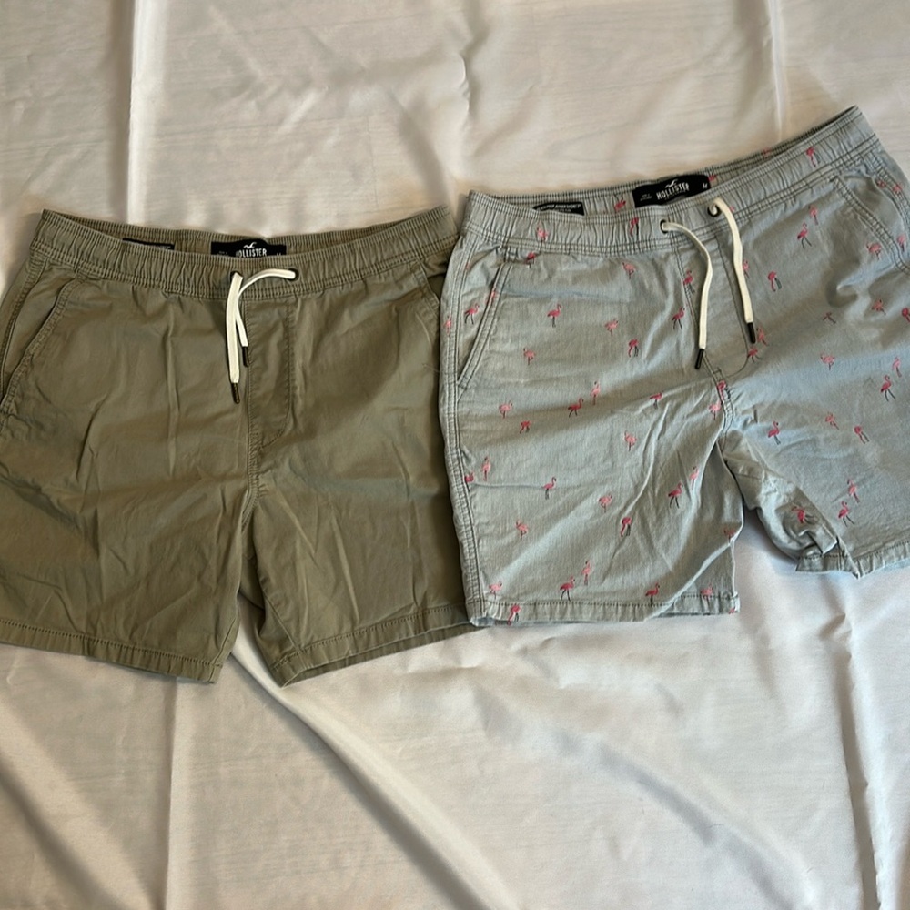 Hollister Men’s Shorts Size Medium 2 pair